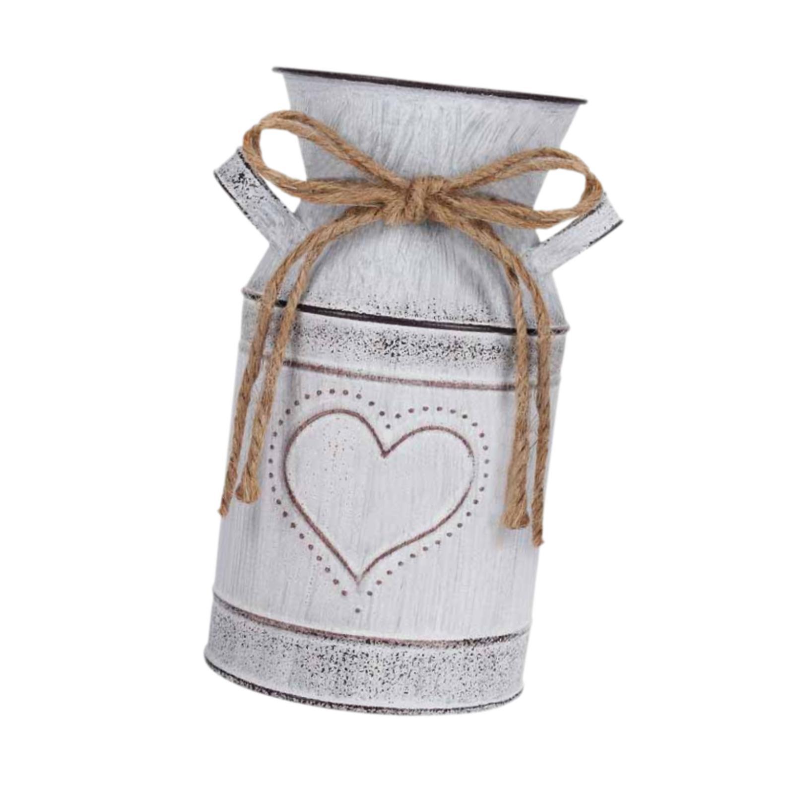 Bothyi - Jarra Rústica De Flores Chic Bohemia Para Flores Artificiales Para Jardín Estilo Campestre Y Oficina