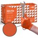 thumbnail image 1 of Guantes de Nitrilo WECARE Talla Pequeña 100 unidades 8 mil Naranja, 1 of 8