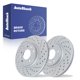 thumbnail image 1 of Rotor de freno AutoShack 299 mm plateado de 5 pernos, 1 of 7