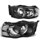 thumbnail image 2 of Faros DNA MOTORING HL-OH-DR02-BK-CL1 negros para Ram 02-05, 2 of 4