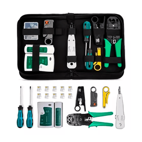 Importclick - Kit Herramientas Redes Crimpeadora Pelacables