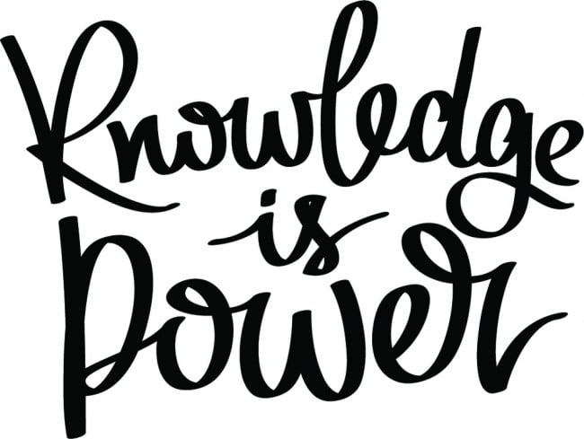 Rienda Libre Graphics - Decomural Knowledge Is Power Classroom Ws-46406