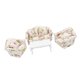 thumbnail image 4 of 1:12 casa de mu?ecas muebles en miniatura kits de sofá florales sala de estar decoración, 4 of 5