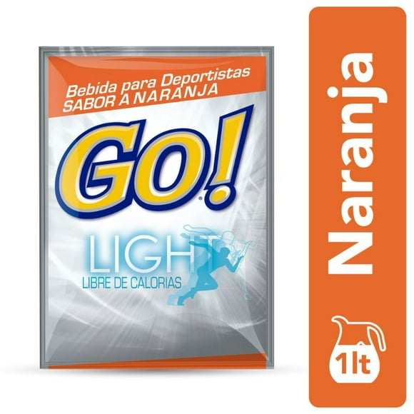 Refresco Go Light Sabor Naranja Sobre, 8 g