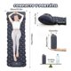 thumbnail image 2 of Colchoneta De Dormir Inflable 190cm*60cm Con Bomba De Pie Viaja Camping, 2 of 7
