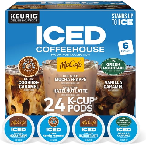 Keurig Paquete Variado Cápsulas K-Cup Iced Coffee 24 Unidades