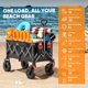 thumbnail image 4 of Carro de playa VARRONOBE con ruedas de goma 9 x 3" 159 kg 200 L, 4 of 8
