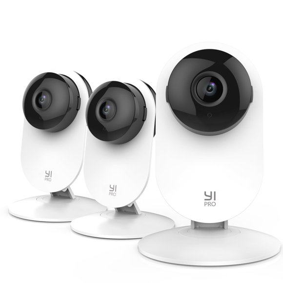 Cámara de seguridad doméstica YI Pro 2K 3PC con detección inteligente