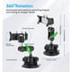 thumbnail image 4 of Soporte de teléfono para coche - Soporte metálico universal ultraduradero, con rotación de 360°, ventosa para parabrisas, para todos los smartphones, incluidos iPhone, Samsung y más.-Estándar, 4 of 6