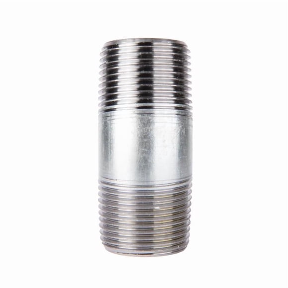 Close Nipple STZ Industries MIP de acero galvanizado de 3 pulgadas