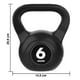 thumbnail image 3 of Kettlebell Mancuerna Pesa Rusa Cemento 6 Kg Negro, 3 of 6