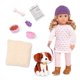thumbnail image 3 of Muñecas Our Generation Ember y Elsie con perrito Beagle de peluche de 15 cm, 3 of 7