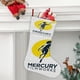 thumbnail image 2 of Mercury Filmworks Tema: Calcetines de Navidad, fino lino blanco para colgar en escaleras y chimenea, decoración navideña para el hogar, regalo de Navidad.54cm×38cm, 2 of 5