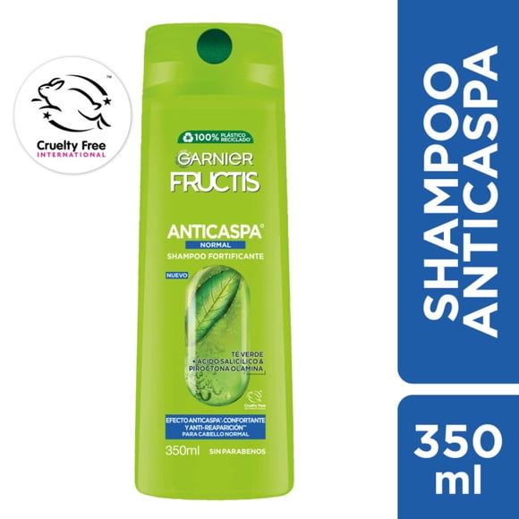 Shampoo Fructis Anticaspa Normal Botella