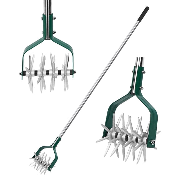Cultivador rotativo de jardín YEELOR, cultivador manual de aluminio