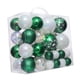 thumbnail image 4 of 46 Uds Adornos De Bolas De Navidad Adornos Artesanales Para Bodas Graduación Festiva Blanco Verde, 4 of 5
