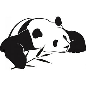 Rienda Libre Graphics - Decomural Panda Wild Animals Bears Ws-17406