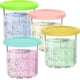 thumbnail image 1 of Repuesto para pintas y tapas Deluxe - Paquete de 1 - Compatible con pintas de 24 oz para máquina de helado, recipientes para helado, vasos aptos para lavavajillas (1 pieza/rosa), 1 of 5