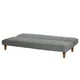 thumbnail image 3 of Futon Turin Tela Velvet Gris, 3 of 3