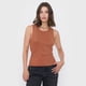 thumbnail image 2 of Tejido Mujer Sin Mangas Lurex Terracota Corona, 2 of 5