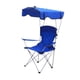thumbnail image 1 of Silla Plegable Con Dosel De Sombra Portátil Para Eventos Deportivos Jardín Pesca Azul, 1 of 5