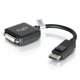 thumbnail image 1 of Cable Adaptador DisplayPort a DVI C2G 20 cm Negro, 1 of 3
