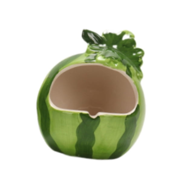 Casa para hámster, refugio para hámster, baño para mascotas, lindo nido cueva, cabaña, jaula con forma de fruta para mascotas pequeñas, hámsteres y je Sandía