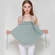 thumbnail image 4 of Tops de maternidad Ropa antirradiación Delantal de embarazada Banda para el vientre Fibra plateada, 4 of 6