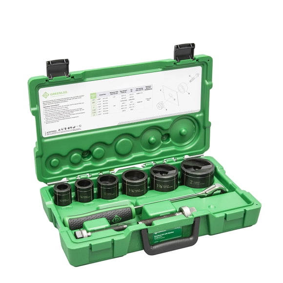 Kit Knockout Punch Greenlee 7238SB Slug-Buster con llave