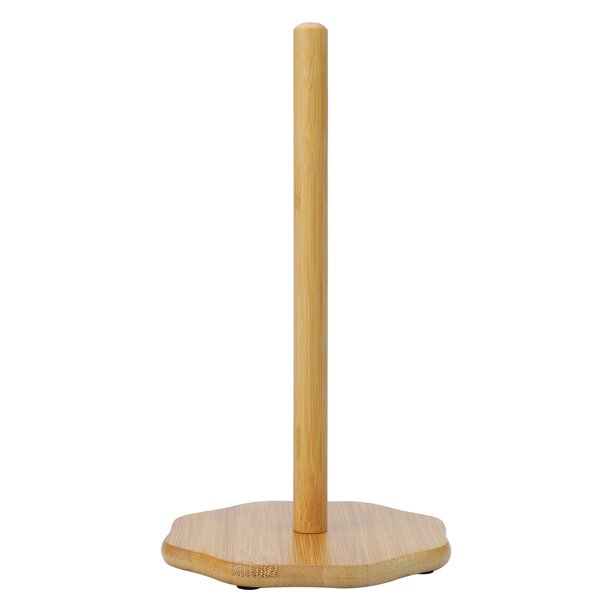REGALWOVEN Soporte para Toallas de Papel de Encimera, Dispensador de Toallas de Papel con Base Antideslizante, Decoración de Cocina de Madera para Hogar y Apartamento Esenciales Natural C 11x5.7in