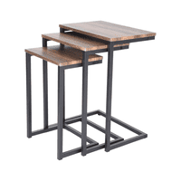 Importclick - Triple Mesa Centro Living Lateral Diferentes Tamaños