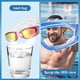 thumbnail image 5 of Gafas de natación con montura grande, resistentes al agua y a la niebla, de silicona galvanizada HD para adultos, para hombres y mujeres., 5 of 6