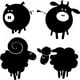 thumbnail image 1 of Decomural Farm Animals Sheep Cow Pig Set WS-32684, 1 of 2