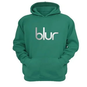 Genérico - Polerón Canguro Blur Verde Aguamarina Talla S Unisex