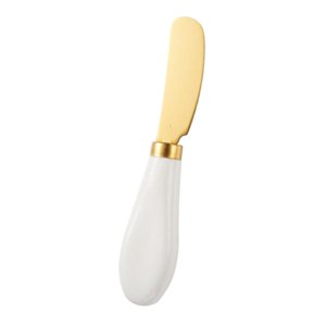 Magideal - Cuchillo Para , Cuchillo Para Esparcir Pan Tostado Y Sándwich De Acero Inoxidable, Cuchillo Para Esparcir Queso Para Desayuno, Postre, Oro