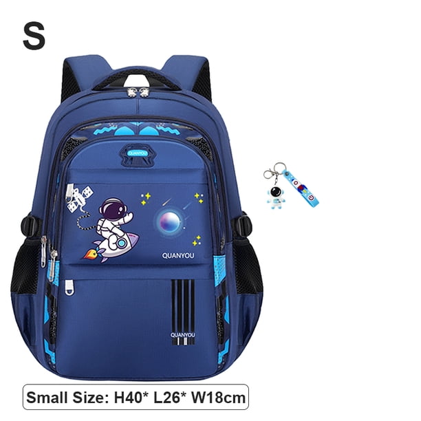 Astronaut Boys School Backpack Bag Waterproof Kids Bookbag Set with Lunch Bag Pencil Case Elementary School Supplies for Boys