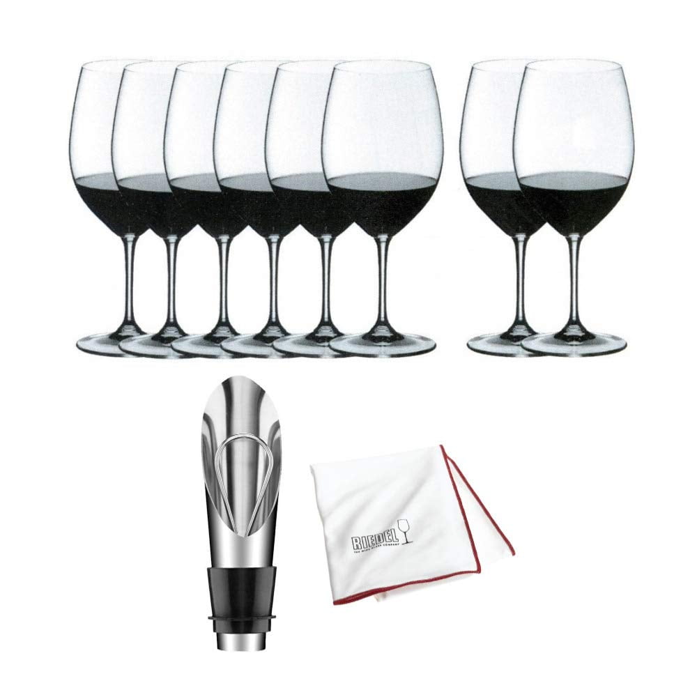 Riedel - Copas De Vino Vinum Bordeaux Merlot Cabernet 240 Ml Paquete De 8
