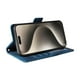thumbnail image 3 of Carcasa FOXDOCK iPhone 15 Pro Max de cuero PU, diseño acolchado clásico, protección contra caídas y rayones, 3 of 5