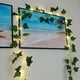 thumbnail image 3 of Add a Touch of Elegance to Your Outdoor Space with 1pc of 32.8 Feet Fake Vines with 100 LED Solar Outdoor String Lights - Perfect for Patio, Balcony, Outdoor Wall, Garden and Party Decor, 3 of 4