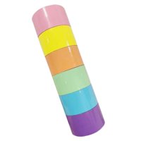 Magideal - 6 Uds Cinta Rodante De Bola Pegajosa Divertida, Color , Juego Diy Juguetes Relajantes Juguetes Educativos Para Niños Hogar Adultos Niños , Los 4.8Cm 48 Cm