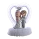 thumbnail image 3 of Pareja De Novios Estatuilla Decoración De La Torta Decoración Regalo Romántico Del Recuerdo Sostenga Su Mano, 3 of 5