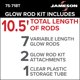 thumbnail image 3 of Kit de varillas luminosas Jameson 7S-718T de fibra de vidrio 3,2 cm x 3,2 m, 3 of 9