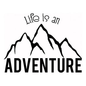 Rienda Libre Graphics - Decomural Life Is An Adventure Mountain Ws-43898