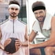thumbnail image 5 of Paquete de 3 bandas deportivas para el sudor para hombres y mujeres. Banda de algodón absorbente de humedad para tenis, baloncesto, correr, gimnasio y hacer ejercicio., 5 of 7
