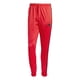 thumbnail image 3 of Pantalones deportivos adidas de tricot con 3 rayas, cónicos, para hombre, color rubí puro, 3 of 5