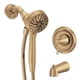 thumbnail image 1 of Grifo Para Bañera Y Ducha Ronan Bronzed Gold Con Magnetix, 1 of 9