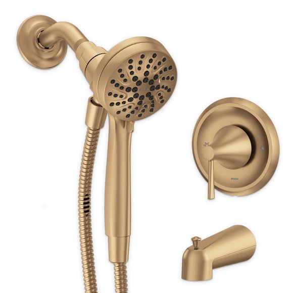 Grifo Para Bañera Y Ducha Ronan Bronzed Gold Con Magnetix