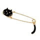 thumbnail image 3 of Mujeres Aleación De Oro Metal Kilt Pin Animal Gato Broche Grande Seguridad Pin Negro, 3 of 3