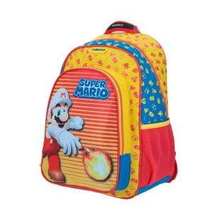 Mario Bros - Mochila Infantil Super Original Fuego