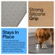 thumbnail image 3 of Alfombrilla para comida de perro GORILLA GRIP 43 × 26 cm impermeable gris, 3 of 9